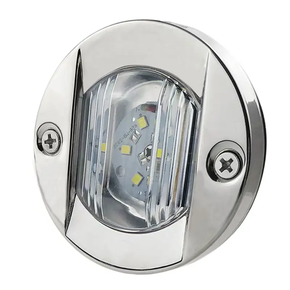 LUZ NAVEGACIÓN POPA LED PLÁSTICO CROMADO- 12/24V - 2.2W - 2 MN