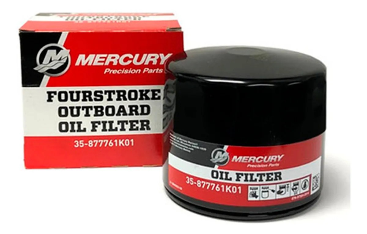 FILTRO DE ACEITE DE MOTOR MERCURY 75 hp 90 hp 115 hp 150 hp 8777761Q01